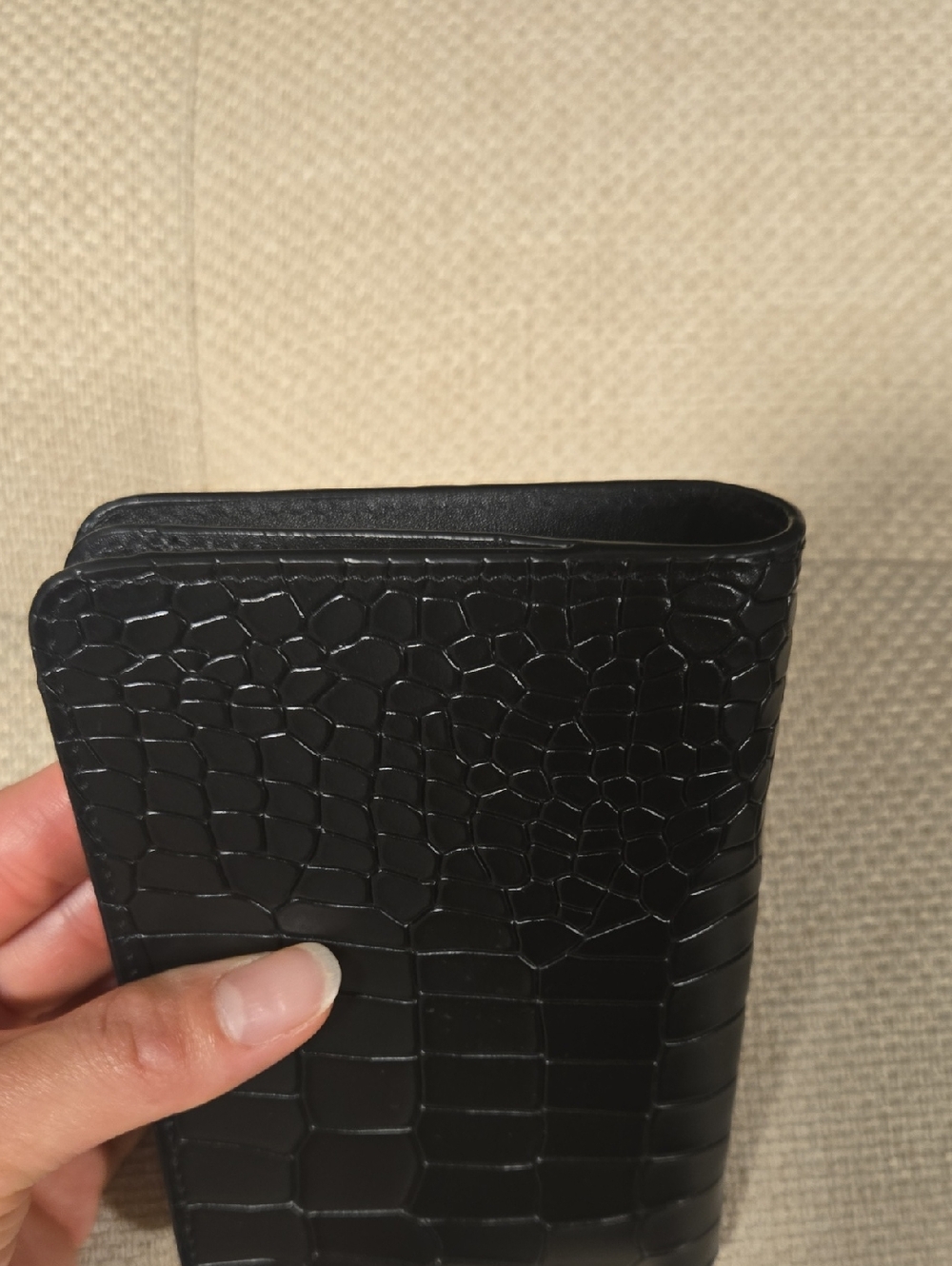 RADLEY LONDON Pockets 2.0 Faux Croc Mini Bifold Wallet In Black - Picture 13 of 15